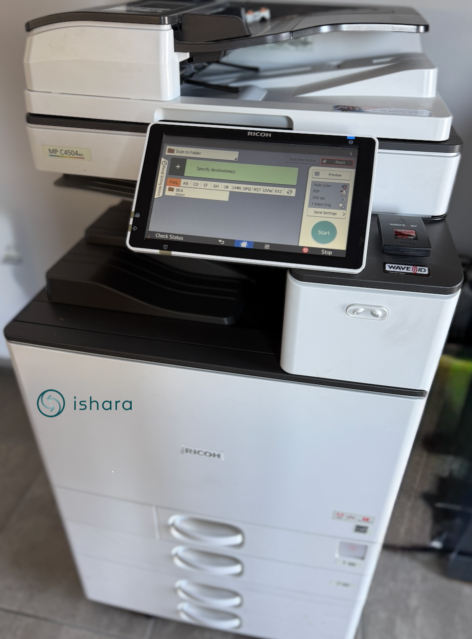 Ricoh MP C4504 used copier exporter — Ishara Europe